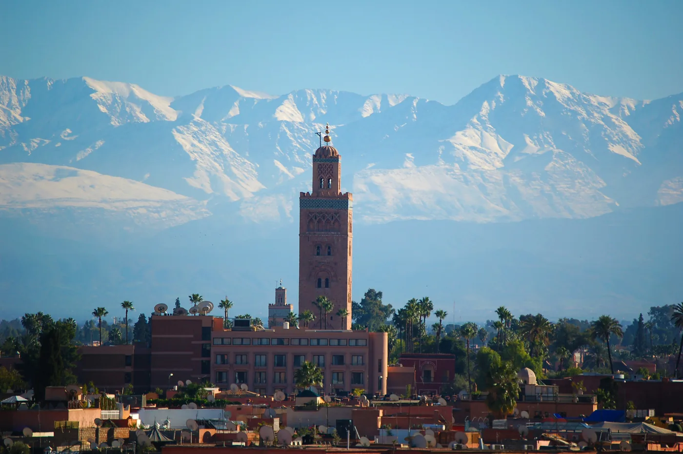 Best time to visit Marrakech — spring light over the medina